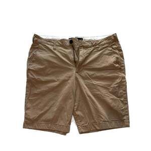 Hollister Men's Chino Khaki Flat Front 9" Shorts